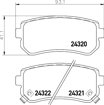 Remblokset Mintex MDB2734