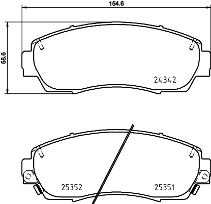 Remblokset Mintex MDB3257