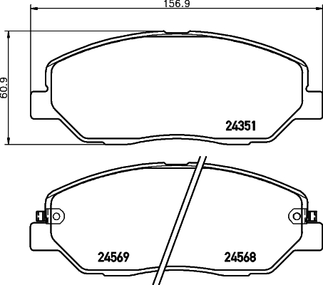 Remblokset Mintex MDB2777