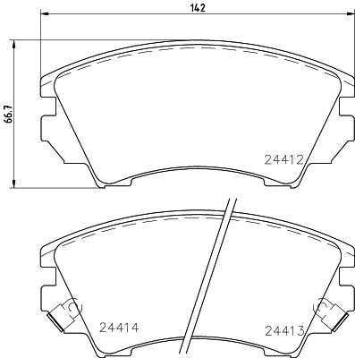 Remblokset Mintex MDB2869