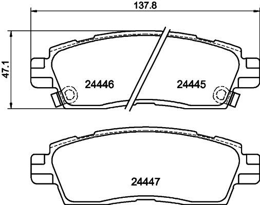 Remblokset Mintex MDB2219