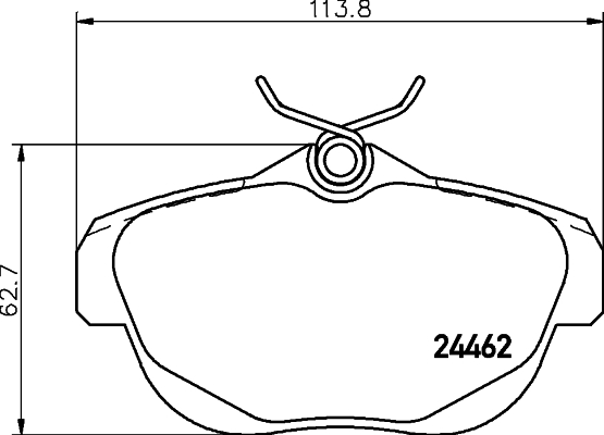 Remblokset Mintex MDB2858