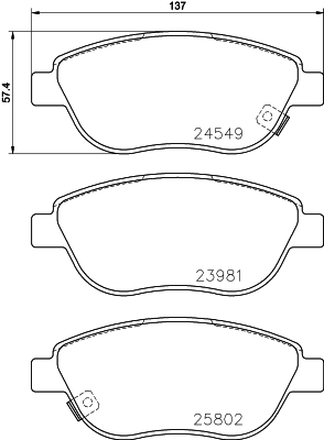 Remblokset Mintex MDB3367