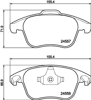 Remblokset Mintex MDB2891