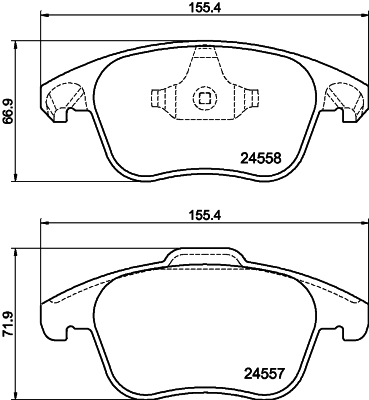 Remblokset Mintex MDB3122