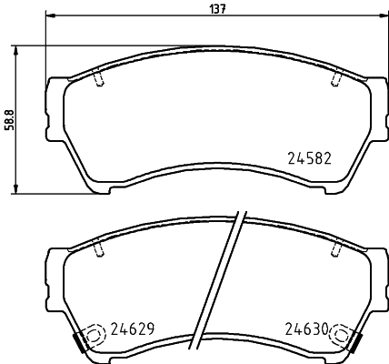 Remblokset Mintex MDB3441