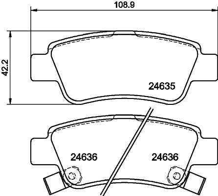 Remblokset Mintex MDB2926