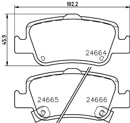 Remblokset Mintex MDB2924