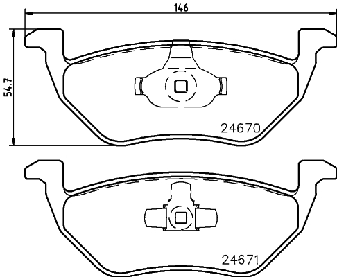 Remblokset Mintex MDB2627