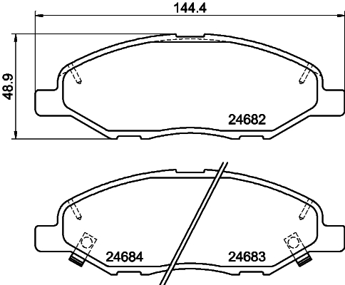 Remblokset Mintex MDB3009