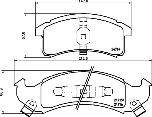 Remblokset Mintex MDB1792