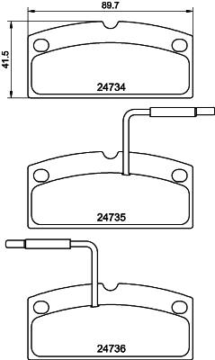 Remblokset Mintex MDB2994