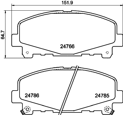 Remblokset Mintex MDB2954