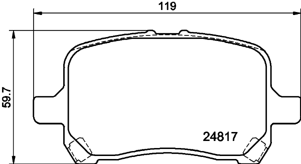 Remblokset Mintex MDB3038