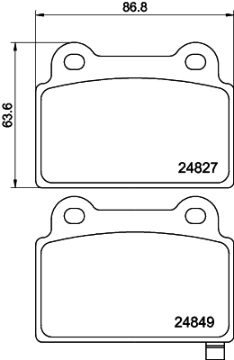 Remblokset Mintex MDB3039