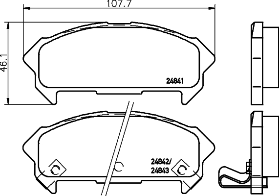 Remblokset Mintex MDB2347