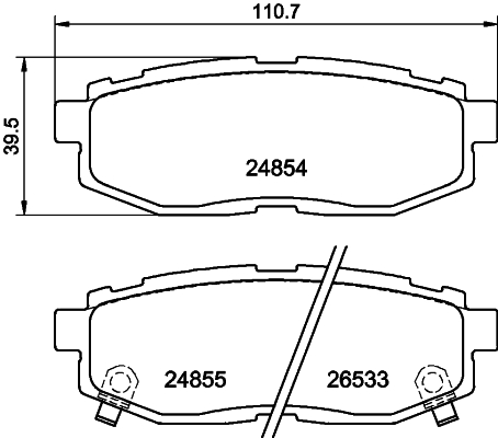 Remblokset Mintex MDB3006