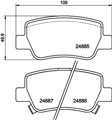 Remblokset Mintex MDB3036