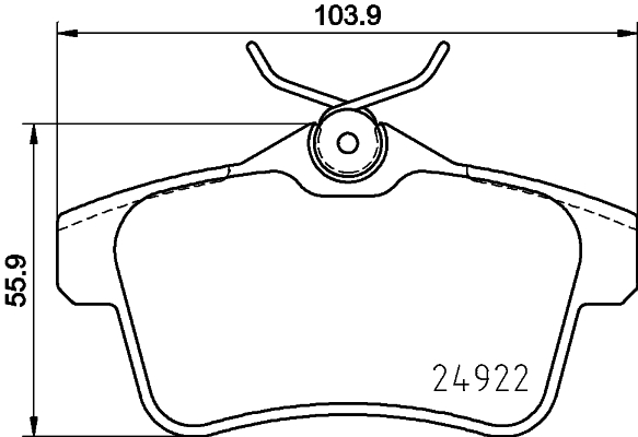 Remblokset Mintex MDB3444