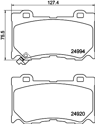 Remblokset Mintex MDB3109