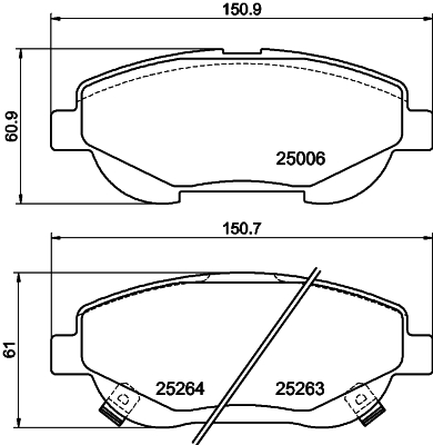 Remblokset Mintex MDB3139