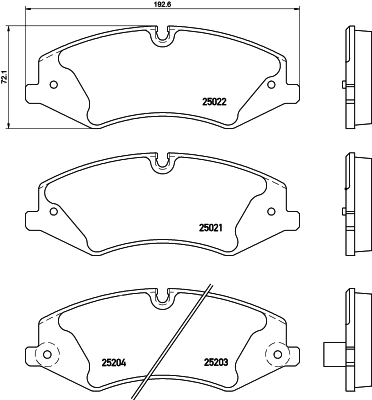 Remblokset Mintex MDB3124