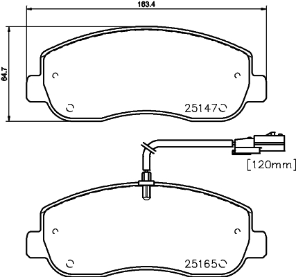 Remblokset Mintex MDB3093