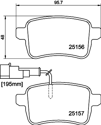 Remblokset Mintex MDB3123