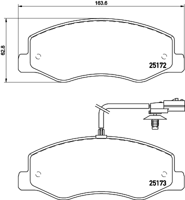 Remblokset Mintex MDB3095