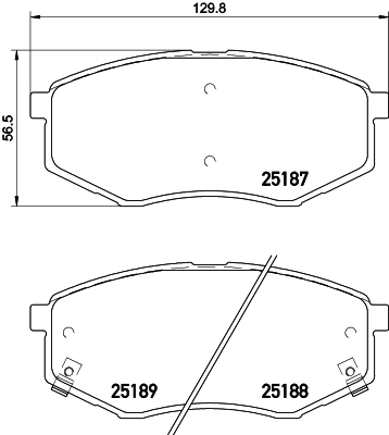 Remblokset Mintex MDB3260