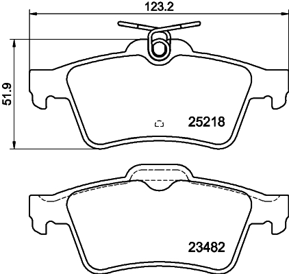 Remblokset Mintex MDB3148