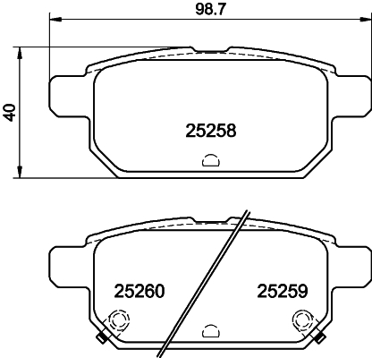 Remblokset Mintex MDB3168