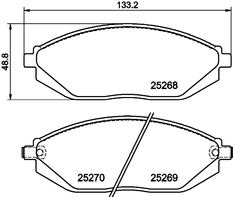 Remblokset Mintex MDB3152