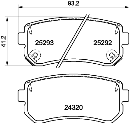 Remblokset Mintex MDB3232