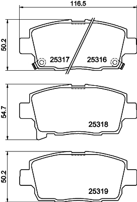 Remblokset Mintex MDB3236