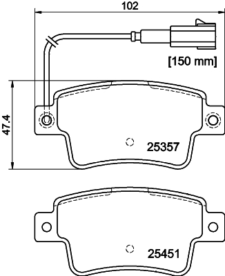 Remblokset Mintex MDB3261