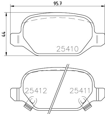 Remblokset Mintex MDB3813