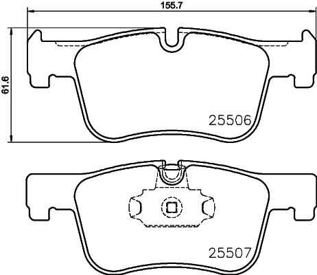 Remblokset Mintex MDB3216