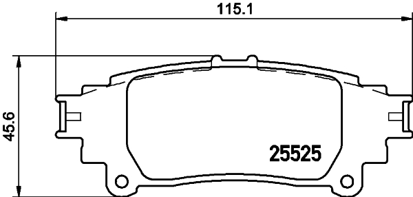 Remblokset Mintex MDB3280