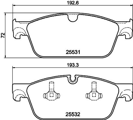 Remblokset Mintex MDB3387