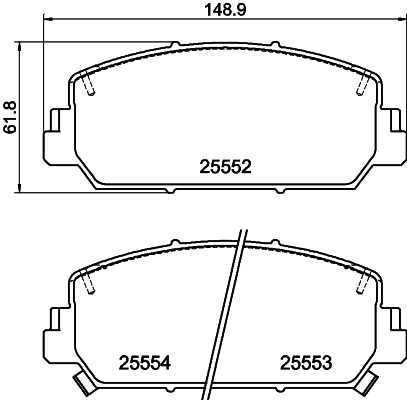 Remblokset Mintex MDB3840