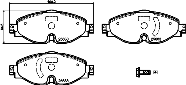 Remblokset Mintex MDB3827