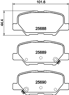 Remblokset Mintex MDB3336