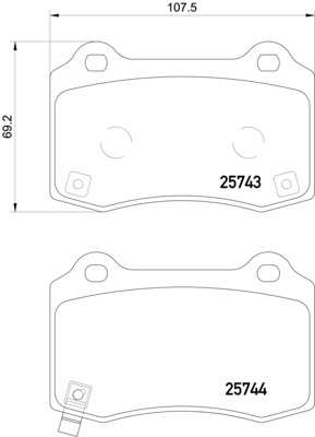 Remblokset Mintex MDB3381