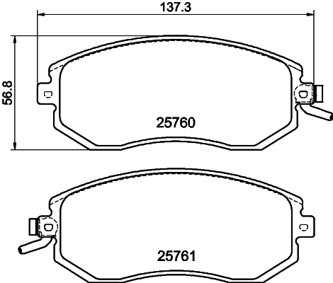 Remblokset Mintex MDB3374