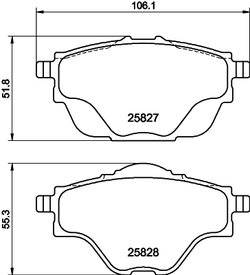 Remblokset Mintex MDB3402