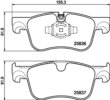 Remblokset Mintex MDB3489