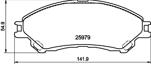 Remblokset Mintex MDB3427