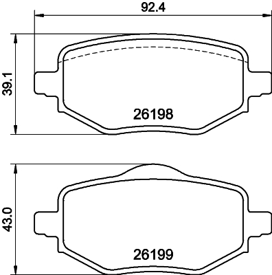 Remblokset Mintex MDB4279