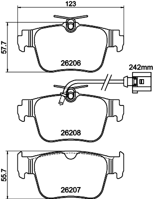 Remblokset Mintex MDB3469